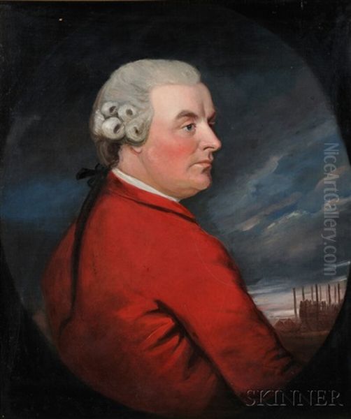 Portrait Of Major Edward Frere Of The West Norfolk Militia by James (Thomas J.) Northcote