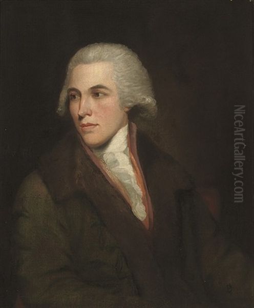 Portrait Of A Gentleman, In A Brown Coat Oil Painting by James (Thomas J.) Northcote