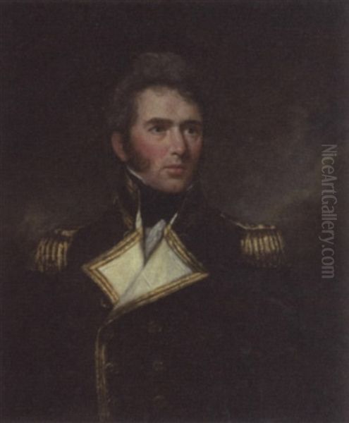 Portrait Of Captain Edward Brace Oil Painting by James (Thomas J.) Northcote