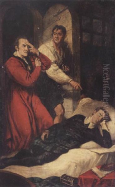 The Death Of The Earl Of Argyll, 1685 Oil Painting by James (Thomas J.) Northcote