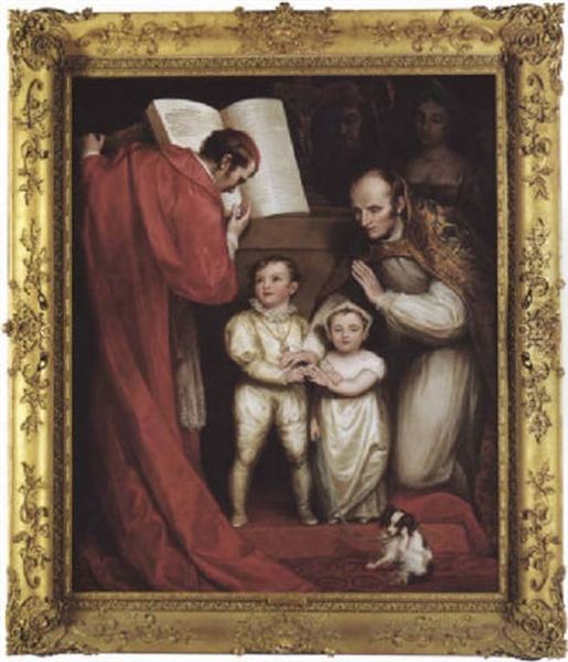 The Marriage Of Richard, Duke Of York To Lady Anne Mowbray Oil Painting by James (Thomas J.) Northcote