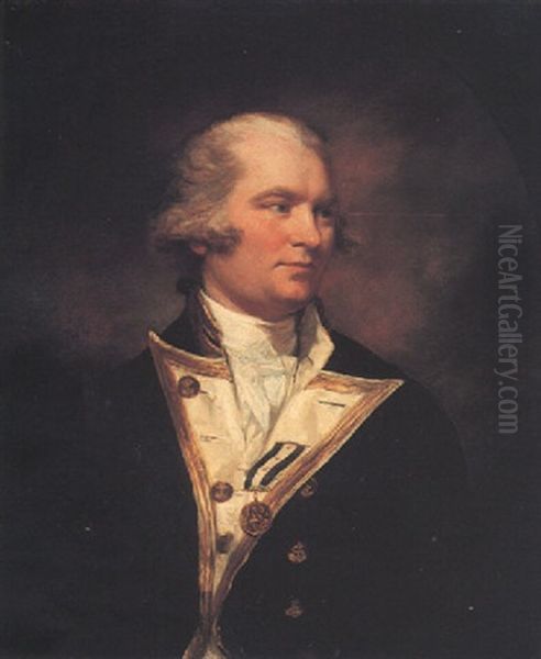 Portrait Of Admiral Thomas Lennox Frederick Oil Painting by James (Thomas J.) Northcote