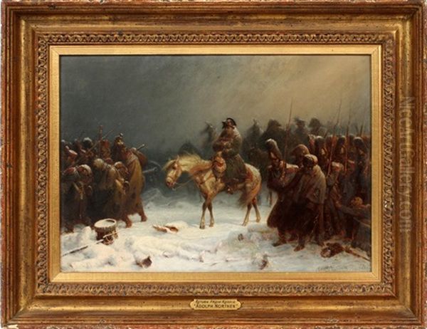 Return From Russia Oil Painting by Adolf Northern