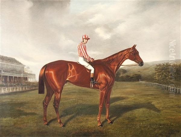 Fortissimo With George Fordham Up Oil Painting by Benjamin Cam Norton