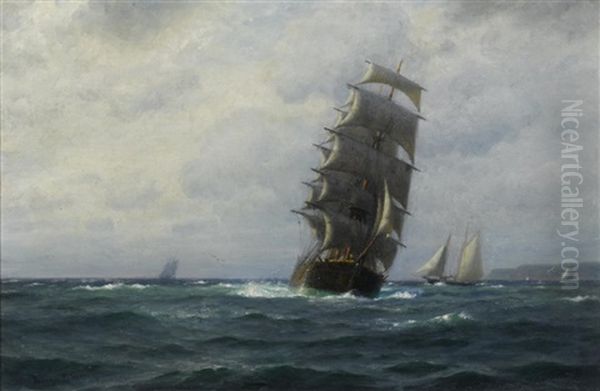 Off Grand Manan - Bay Of Fundy Oil Painting by William Edward Norton