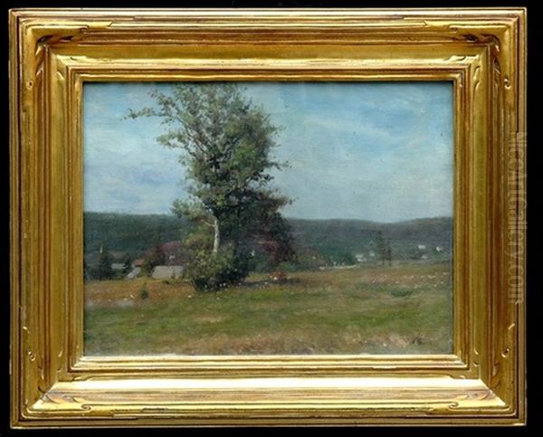 Landscape With Farmhouse Oil Painting by William Edward Norton