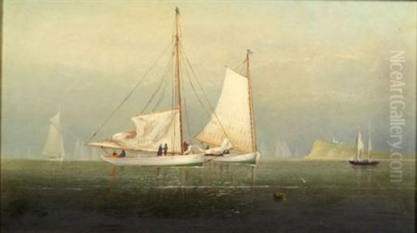 Tending The Sails Oil Painting by William Edward Norton