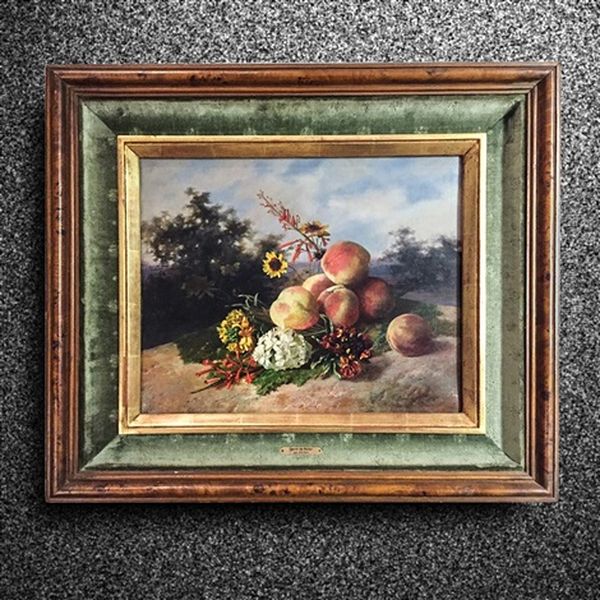 Picking Brambles Oil Painting by David de Noter