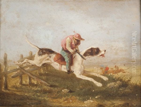 Le Singe Jockey Oil Painting by Zacharias Noterman