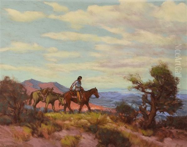 Land Of The Hopi Oil Painting by Raymond Nott