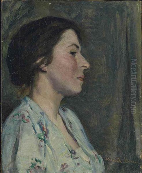 Portrait De Marta Oil Painting by Elizabeth Nourse