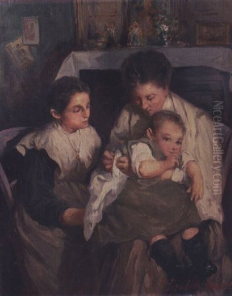 Maternity Oil Painting by Elizabeth Nourse