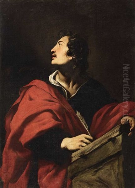 Saint John The Evangelist Oil Painting by Pietro (Monrealese) Novelli