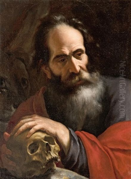 Der Heilige Hieronymus Oil Painting by Pietro (Monrealese) Novelli