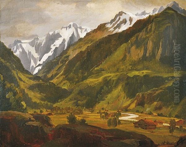 In Alpine Valley by Johann Novopacky