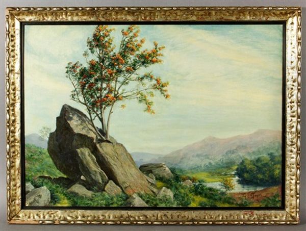 Landscape Oil Painting by George L. Noyes