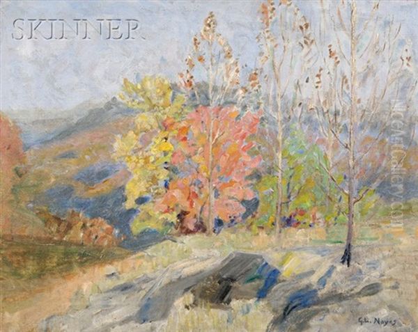 Early Spring In The Mountains Oil Painting by George L. Noyes