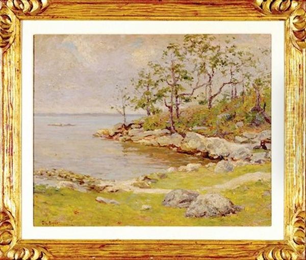 Grey Day Oil Painting by George L. Noyes