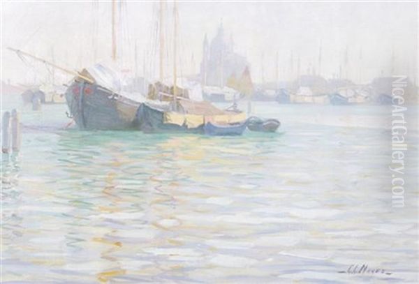 Il Redentore On The Giudecca, Venice Oil Painting by George L. Noyes