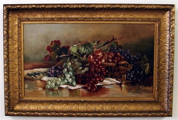 Table Top Still Life Oil Painting by George L. Noyes