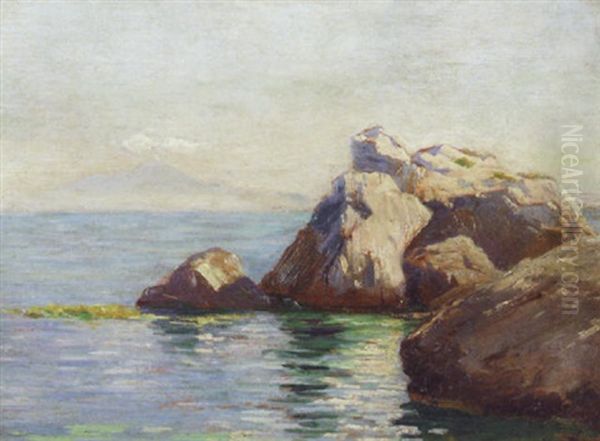 Placid Waters Oil Painting by George L. Noyes