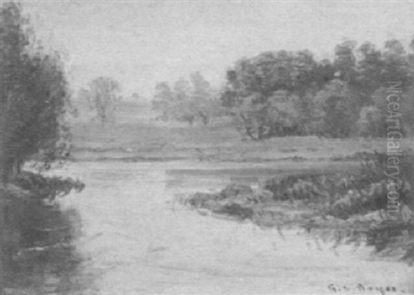 River View Oil Painting by George L. Noyes