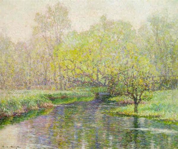 Early Spring Oil Painting by George L. Noyes