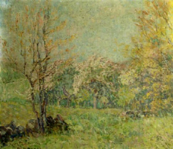 May Morning, Milles Oil Painting by George L. Noyes