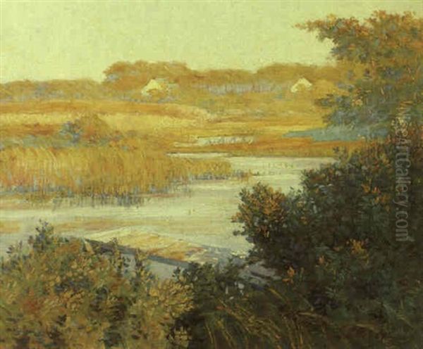 Ipswich Landscape Oil Painting by George L. Noyes