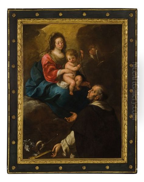 Madonna Con Il Bambino E Santi Oil Painting by Carlo Francesco Nuvolone