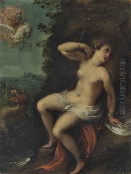 Andromeda Oil Painting by Carlo Francesco Nuvolone