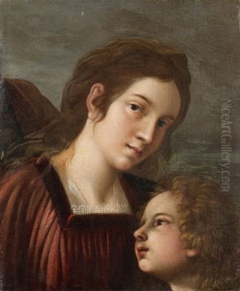 Jeune Mere Et Son Enfant Oil Painting by Carlo Francesco Nuvolone