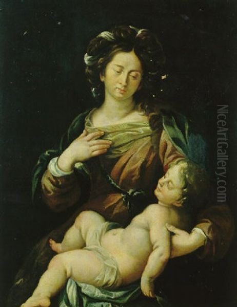 Madonna Mit Dem Schlafendem Kind by Carlo Francesco Nuvolone