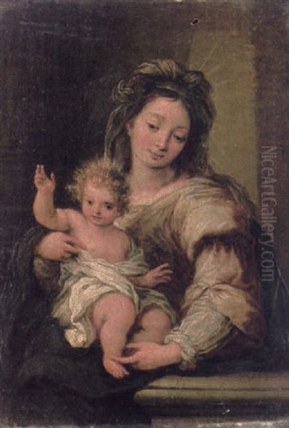 Madonna And Child Oil Painting by Carlo Francesco Nuvolone