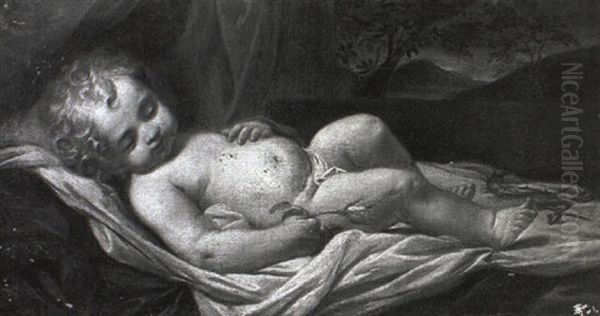 The Christ Child Sleeping Beside Instruments Of The Passion Oil Painting by Carlo Francesco Nuvolone