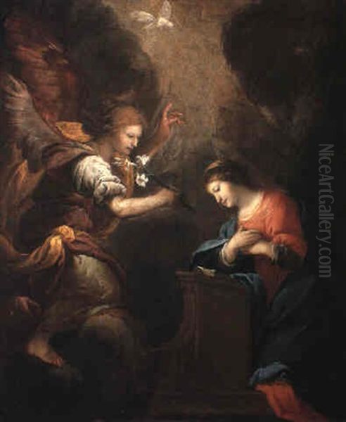 The Annunciation Oil Painting by Carlo Francesco Nuvolone