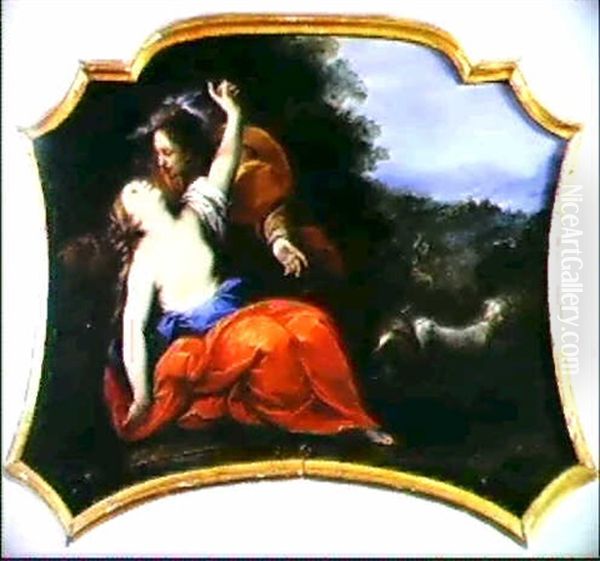 Cefalo E Procri Oil Painting by Carlo Francesco Nuvolone