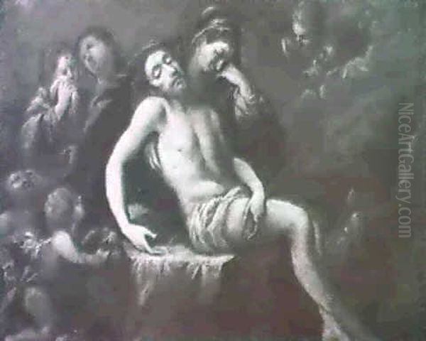 Compianto Sul Cristo Morto Oil Painting by Carlo Francesco Nuvolone