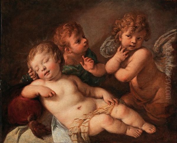 The Infant Christ Oil Painting by Giuseppe Nuvolone