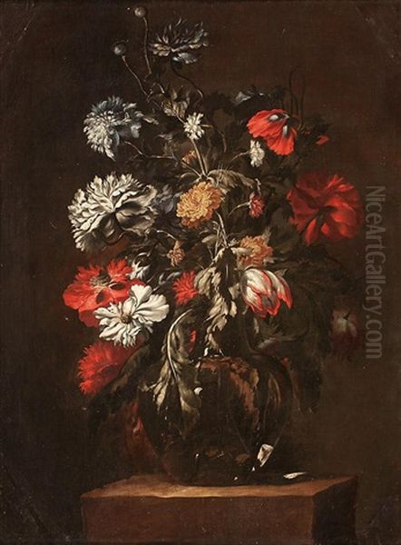 Florero Oil Painting by Mario Nuzzi