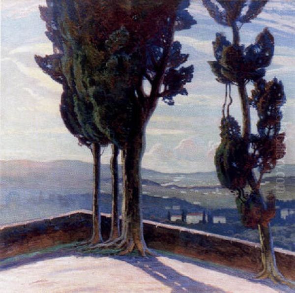 Fran Fiesole Oil Painting by Lennart Nyblom