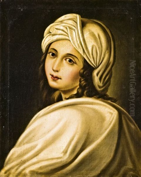 Beatrice Cenci Portreja by Lajos Nyulassy