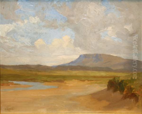 View Of Benbulben Oil Painting by Dermod O'Brien