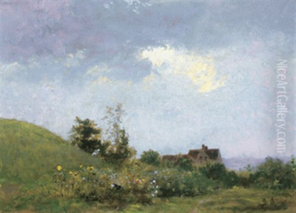 A Break In The Clouds Oil Painting by Lucius Richard O'Brien