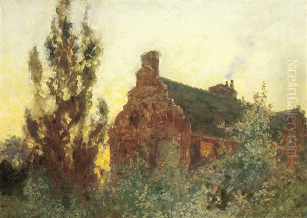 In The Gloaming Oil Painting by Lucius Richard O'Brien