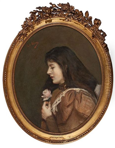 Miss Bertie Capel Oil Painting by Raphael De Ochoa y Madrazo