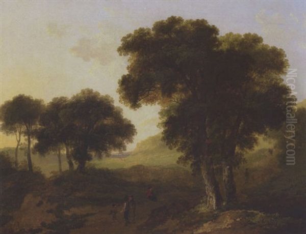 Landscape Near Dublin Oil Painting by James Arthur O'Connor