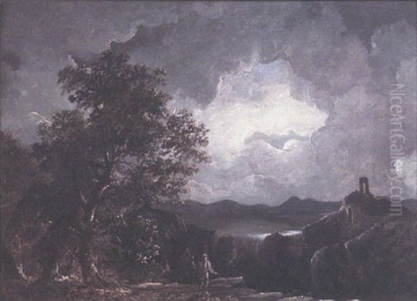 Moonlight Oil Painting by James Arthur O'Connor