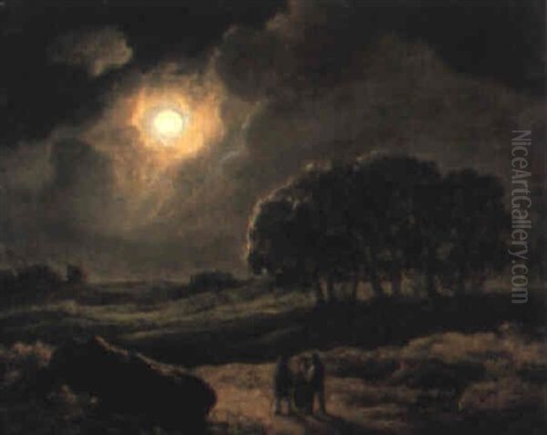 Moonlight Oil Painting by James Arthur O'Connor