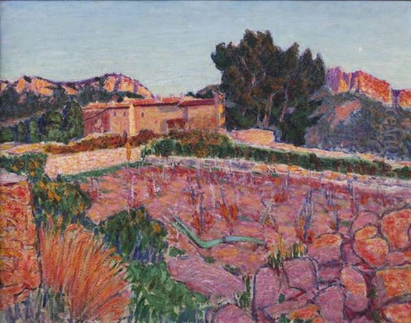 The Farm, Provence Oil Painting by Roderic O'Conor